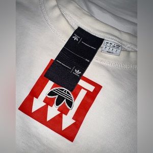 adidas Originals by Alexander Wang White Graphic Crew Sweatshirt